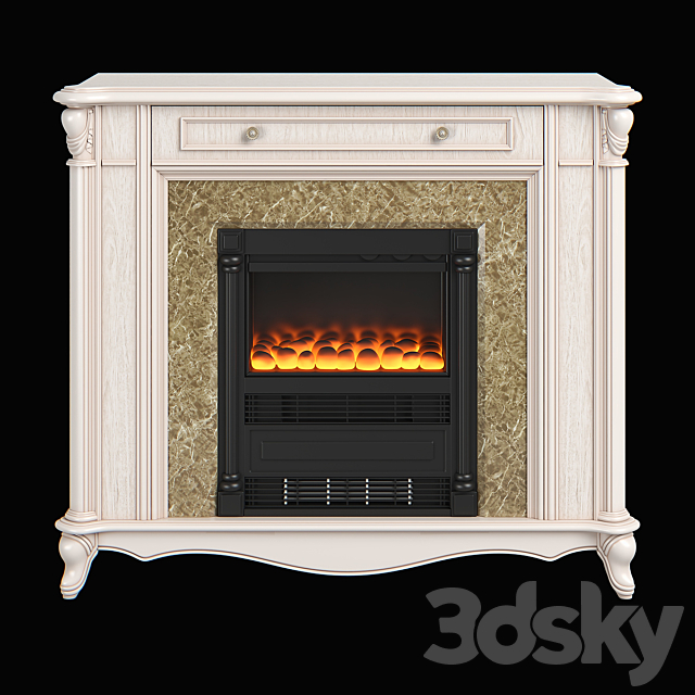 2551100_230_Carpenter_Fireplace_cabinet_1200x421x1032 3ds Max - thumbnail 2