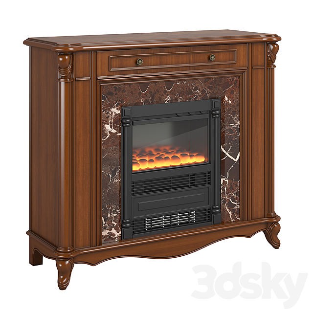 2651100_230_1_Carpenter_Fireplace_cabinet_1200x421x1032 3ds Max - thumbnail 1