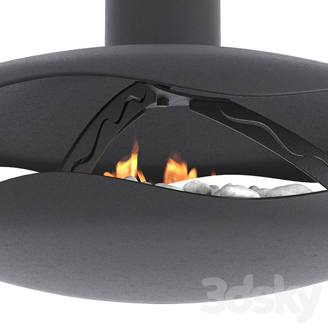 Animated bio-fireplace Perola 3DSMax File - thumbnail 2