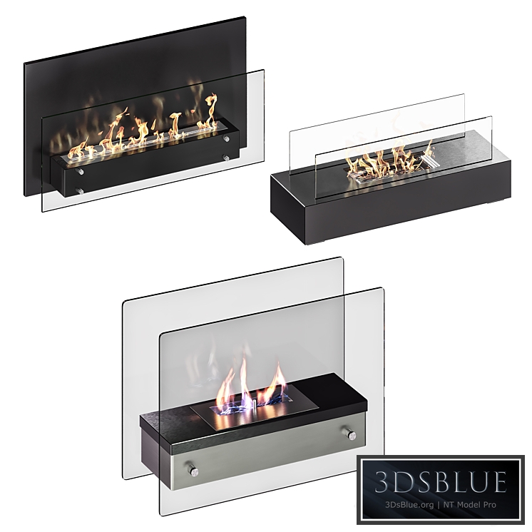 Bio fireplaces 3DS Max - thumbnail 3