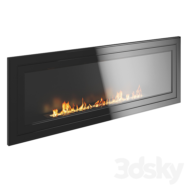 Bio fireplaces 3DS Max Model - thumbnail 3