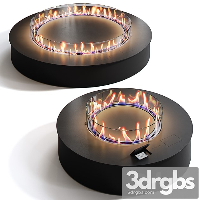 Biofireplaces Smartfire Round From Biograte 1 3dsmax Download - thumbnail 1