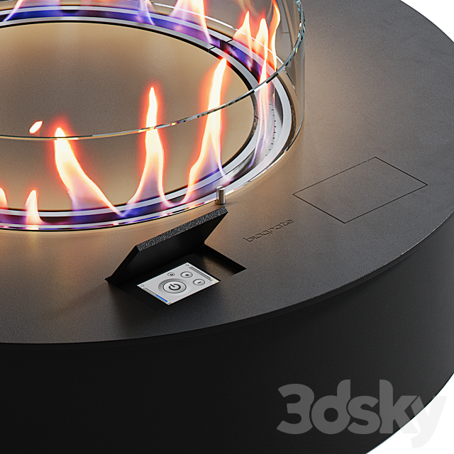 Biograte SmartFire Round Biofireplaces 3DS Max Model - thumbnail 2