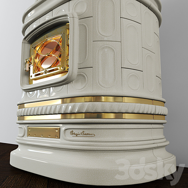 Ceramic stove 3DSMax File - thumbnail 3