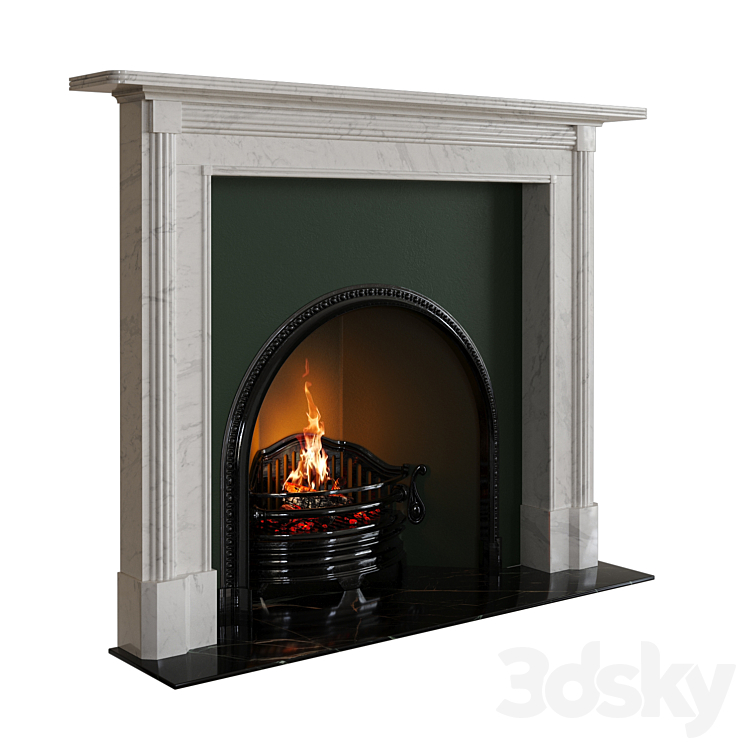 Chesneys The Albany Fireplace 3DS Max - thumbnail 1