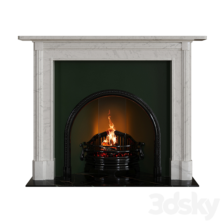 Chesneys The Albany Fireplace 3DS Max - thumbnail 2