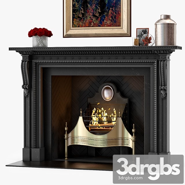 Chesneys the locke fireplace 3dsmax Download - thumbnail 1