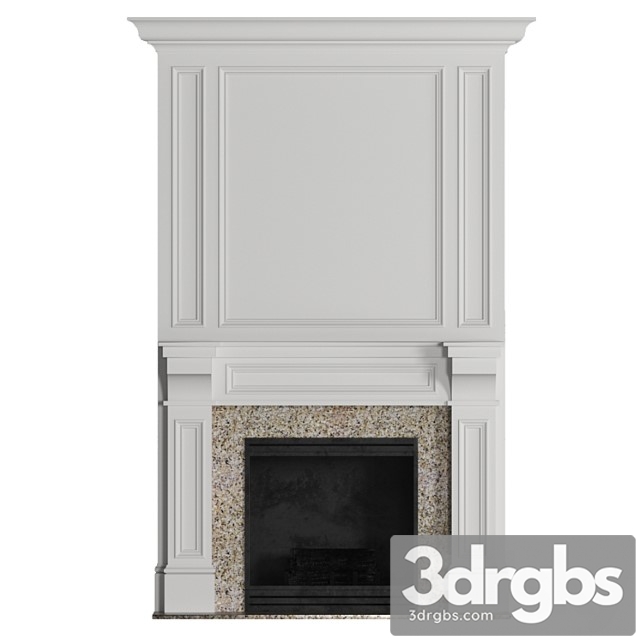 Classic Fireplace 6 3dsmax Download - thumbnail 1