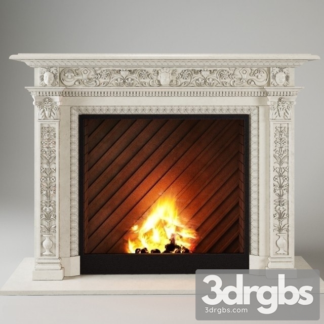 Dionis Model Fireplace 3dsmax Download - thumbnail 1