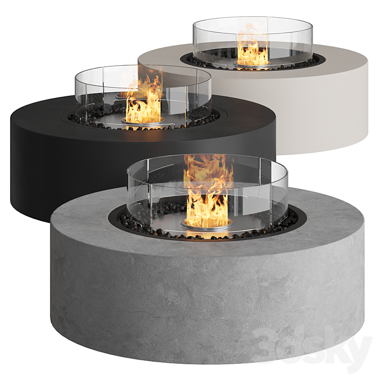 EcoSmart Fire | Fireplace 3DS Max Model - thumbnail 1