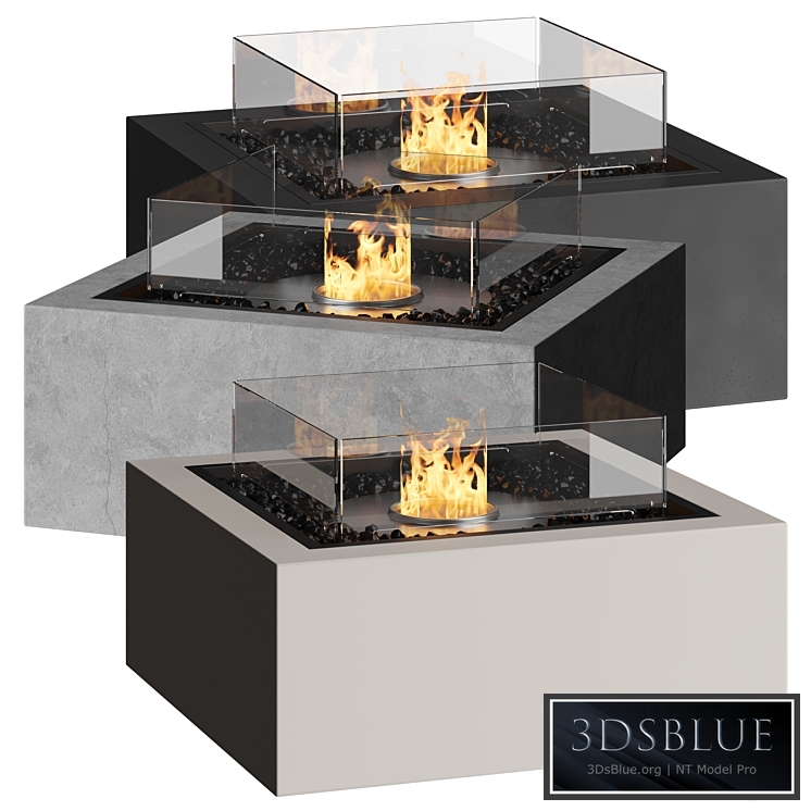 EcoSmart Fire | Fireplace 3DS Max - thumbnail 3