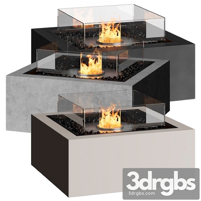 EcoSmart Fire Fireplace 3dsmax Download - thumbnail 1