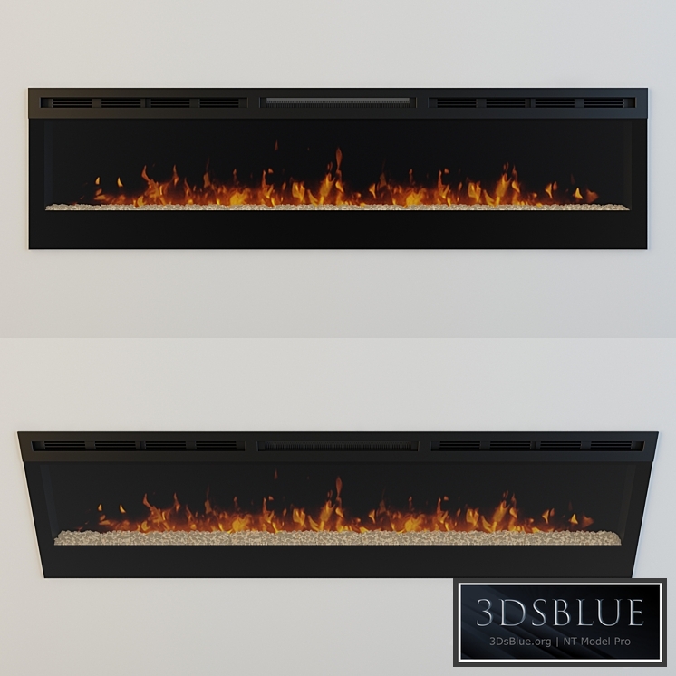 “Electric Fireplace DIMPLEX Prism 74 “”” 3DS Max - thumbnail 3