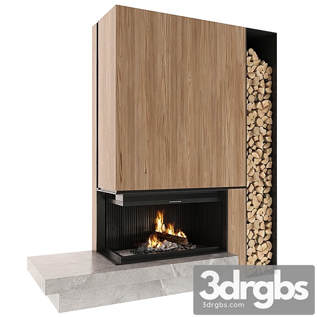 Fireplace 00001 3dsmax Download - thumbnail 1