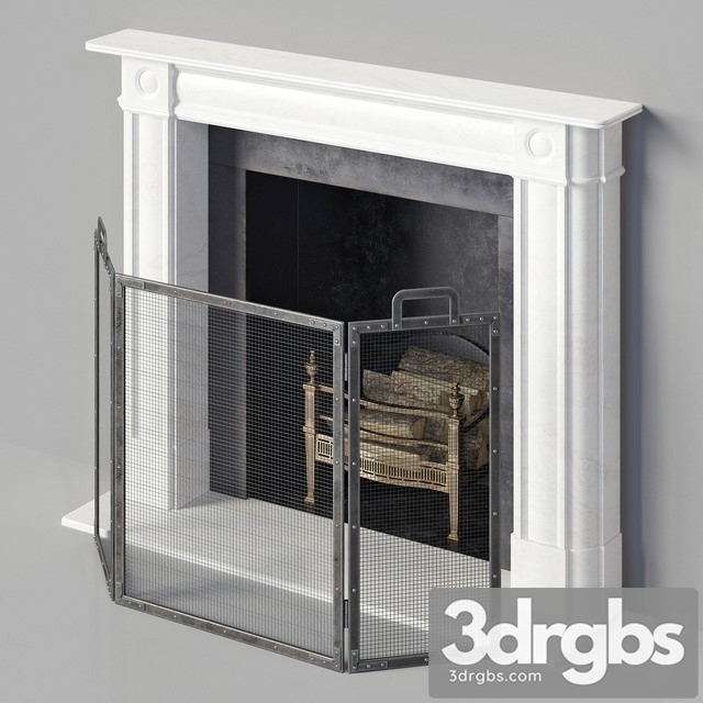 Fireplace 001 3dsmax Download - thumbnail 1