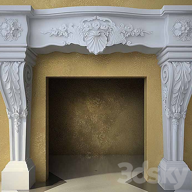 Fireplace 1 3DSMax File - thumbnail 1