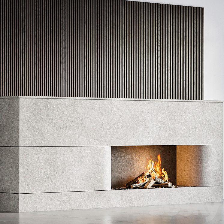 Fireplace 11 3DS Max - thumbnail 2