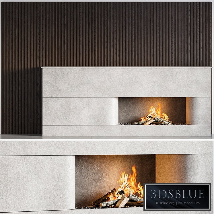 Fireplace 11 3DS Max - thumbnail 3