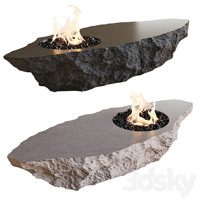 Fireplace #11 3DS Max Model - thumbnail 3