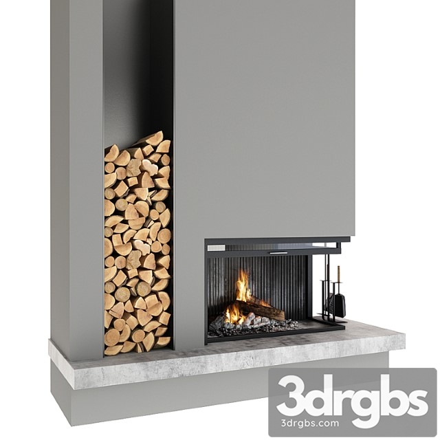 Fireplace 13 3dsmax Download - thumbnail 1