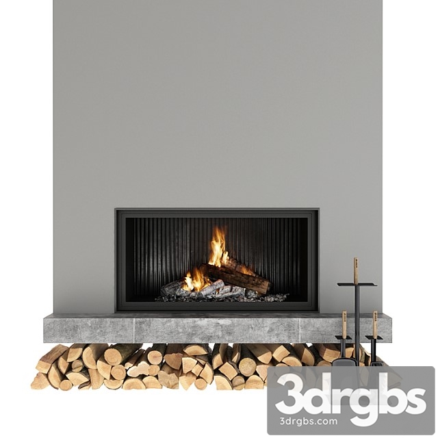 Fireplace 15 3dsmax Download - thumbnail 1