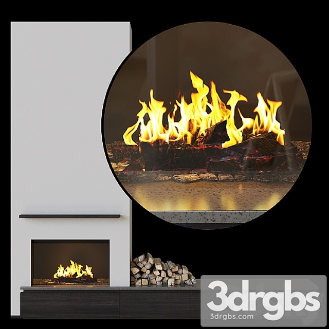 Fireplace 19 3dsmax Download - thumbnail 1