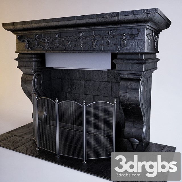 Fireplace 199 3dsmax Download - thumbnail 1