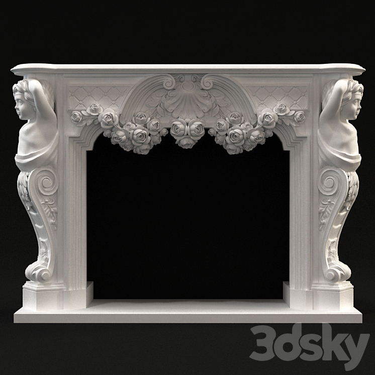 Fireplace 2 3DS Max - thumbnail 1