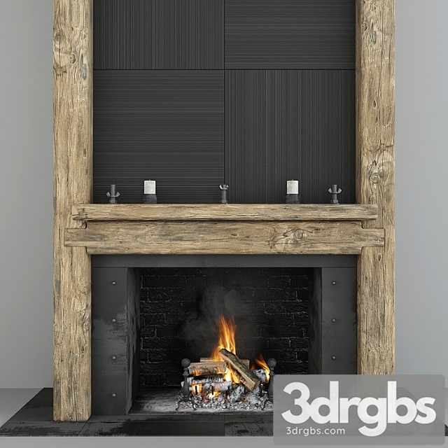 Fireplace 21 3dsmax Download - thumbnail 1