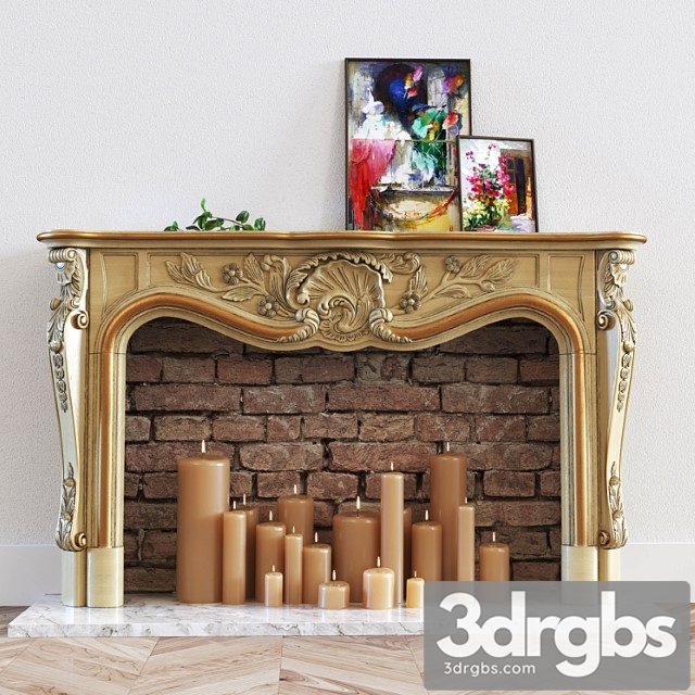 Fireplace 22 3dsmax Download - thumbnail 1