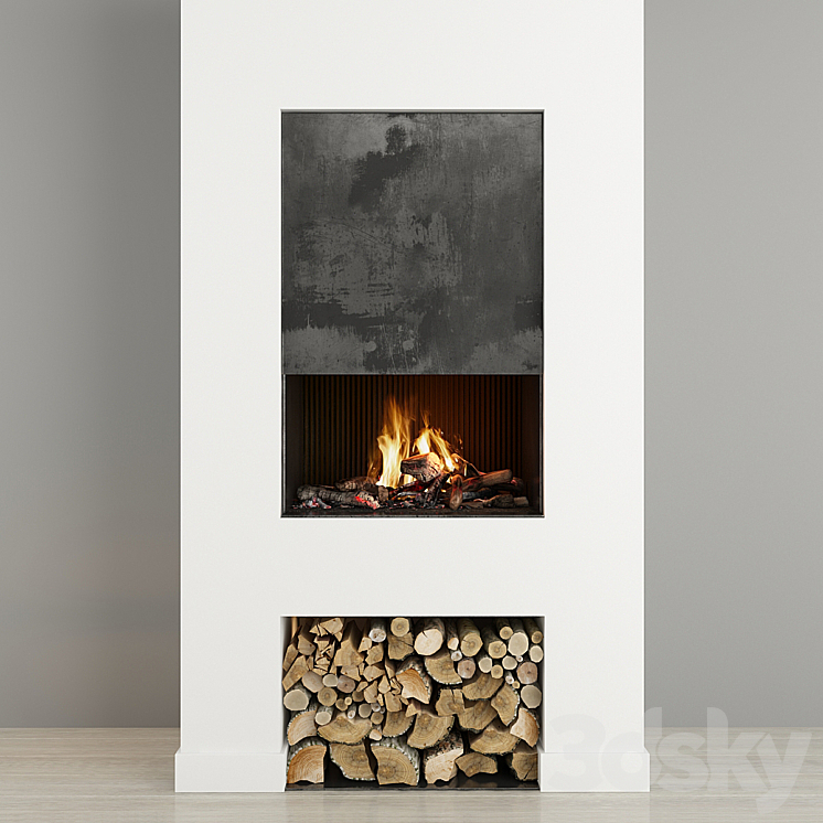 Fireplace 24 3DS Max - thumbnail 1