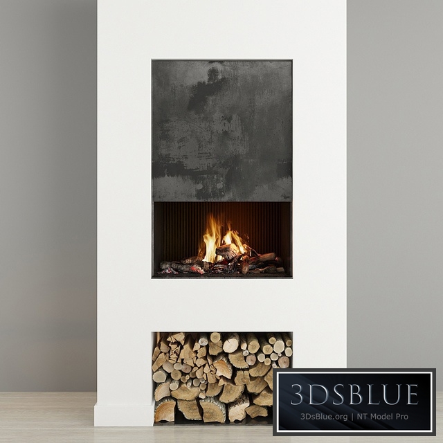 Fireplace 24 3DS Max - thumbnail 3