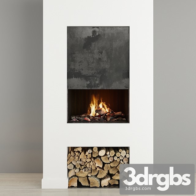 Fireplace 24 3dsmax Download - thumbnail 1