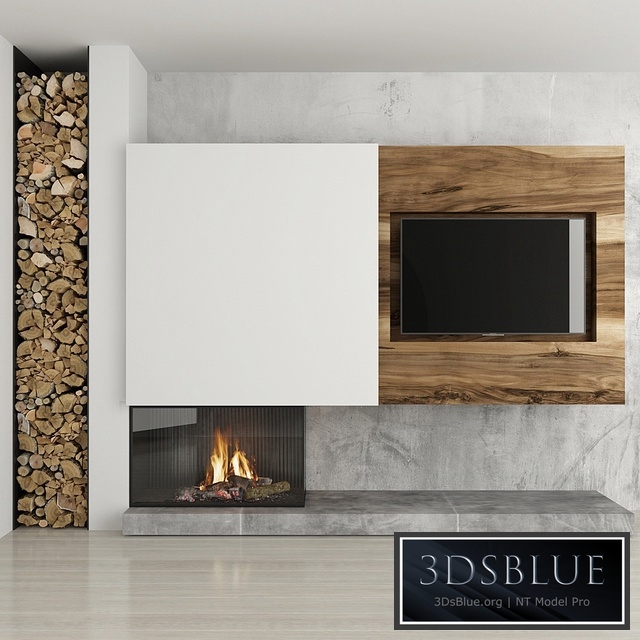 Fireplace 26 3DS Max - thumbnail 3