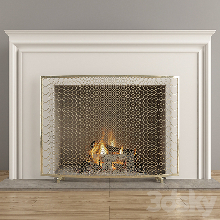 Fireplace 37 3DS Max - thumbnail 1