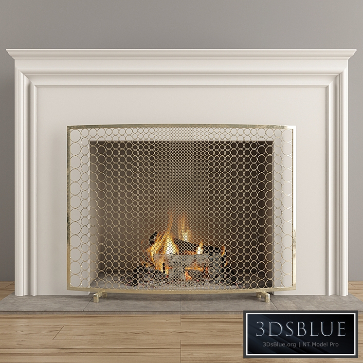 Fireplace 37 3DS Max - thumbnail 3