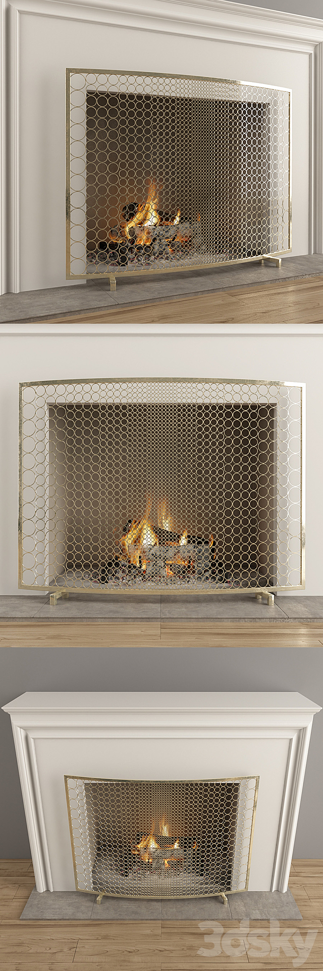 Fireplace 37 3DSMax File - thumbnail 2