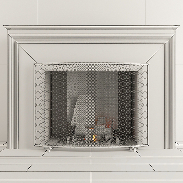 Fireplace 37 3DSMax File - thumbnail 3