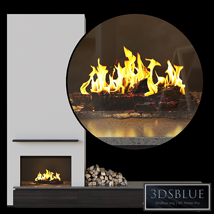 Fireplace 3DS Max - thumbnail 3