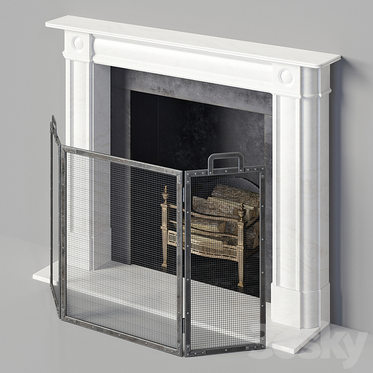 Fireplace 3DS Max - thumbnail 1