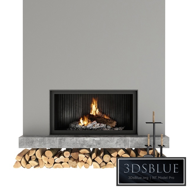 Fireplace 3DS Max - thumbnail 3