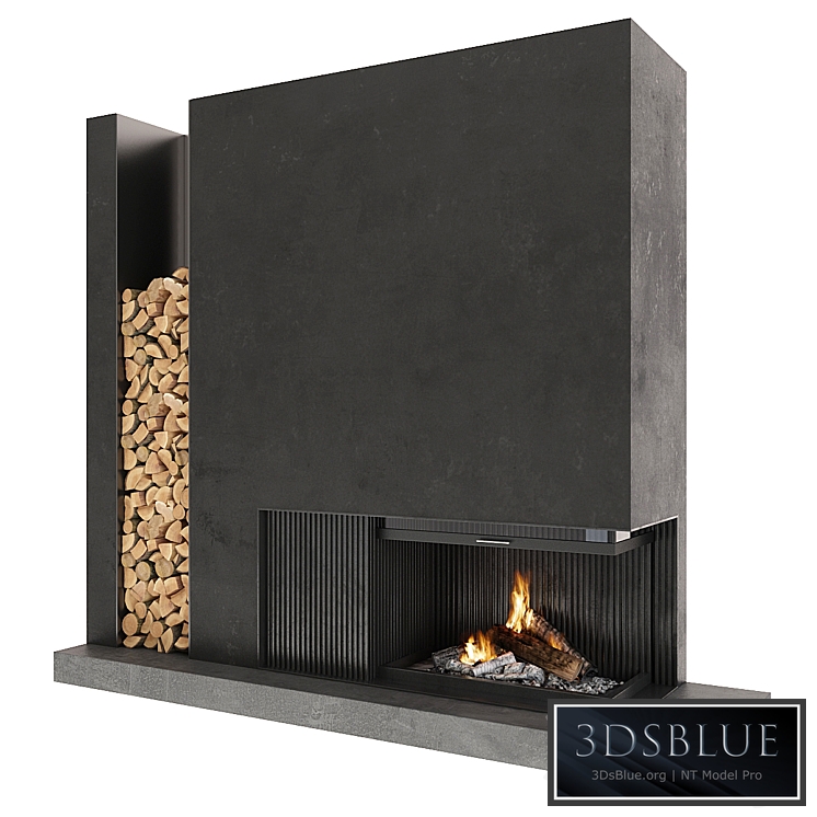 Fireplace 3DS Max - thumbnail 3