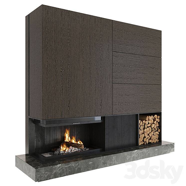 Fireplace 3DS Max - thumbnail 1