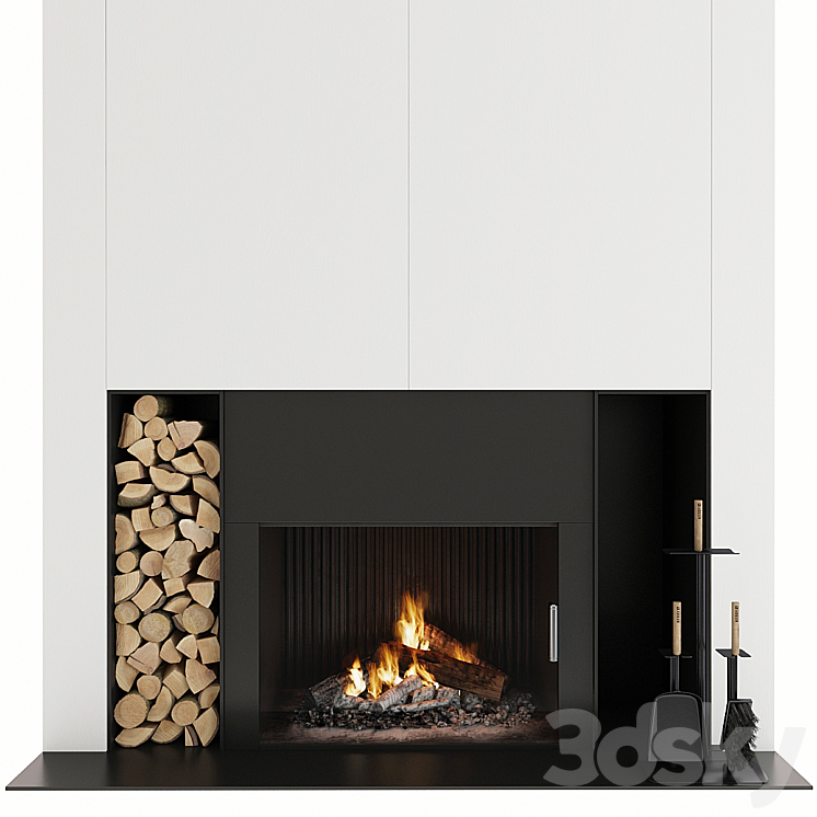 Fireplace 3DS Max - thumbnail 1