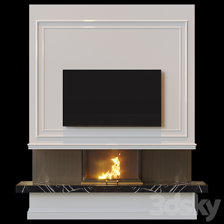 Fireplace 3DS Max - thumbnail 1