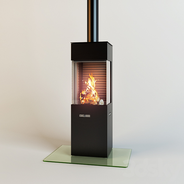 Fireplace 3DS Max - thumbnail 1