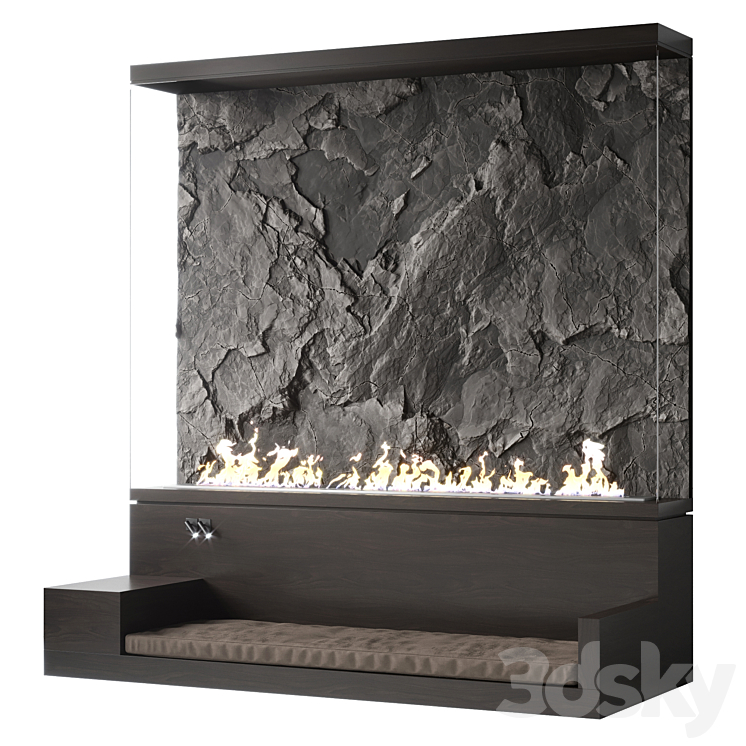 Fireplace 3DS Max - thumbnail 1