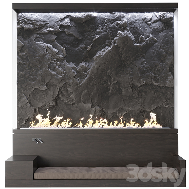 Fireplace 3DS Max - thumbnail 2