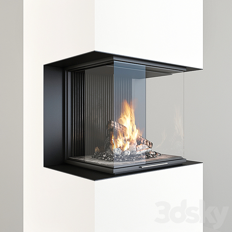 Fireplace 3DS Max - thumbnail 2