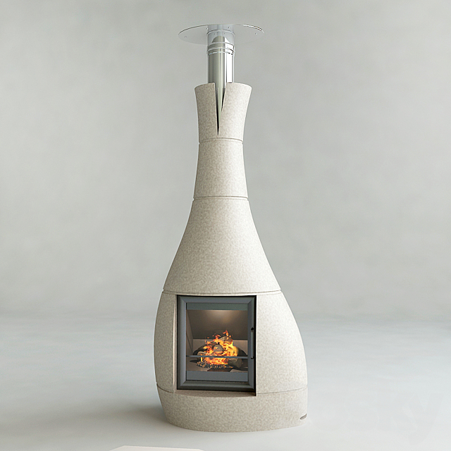 fireplace 3ds Max - thumbnail 1